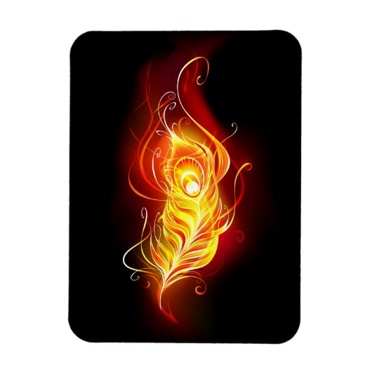 Vuurpacock Veer Magneet (Verticaal)