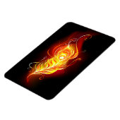 Vuurpacock Veer Magneet (Linkerzijde)