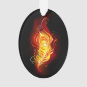 Vuurpacock Veer Ornament (achterkant)
