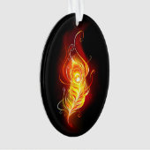 Vuurpacock Veer Ornament (voorkant)