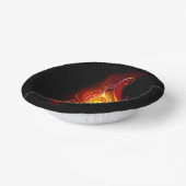 Vuurpacock Veer Papieren Kommen (Gebogen)