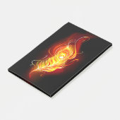 Vuurpacock Veer Post-it® Notes (Schuin)