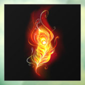 Vuurpacock Veer Raamsticker (Vel 3)