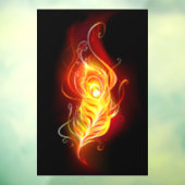 Vuurpacock Veer Raamsticker (Vel 3)