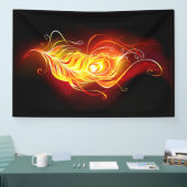 Vuurpacock Veer Spandoek (Beurs)