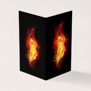 Vuurpacock Veer Visitekaartjes