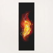 Vuurpacock Veer Yogamat (Achterkant)