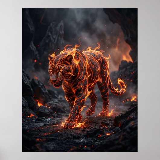 Vuurpanter Sintel Schaduwen Poster (Voorkant)
