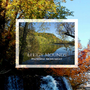 Vuurpunt van Blue Gill Pond, Effigy Mounds Briefkaart