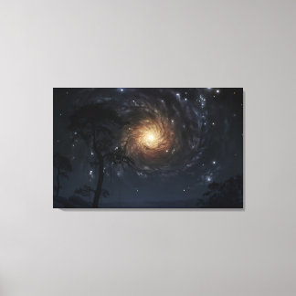 vuurrad canvas afdruk