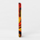 Vuurrode Abstracte Wervelingen van Emotie Case-Mate iPhone Case (Achterkant/links)