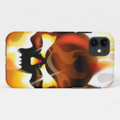 vuurschedel Case-Mate iPhone case (Achterkant (horizontaal))