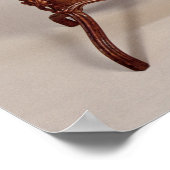 Vuurscherm met draf van verschillende bossen poster (Hoek)