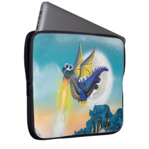 Vuurspuwende Draak Laptop Sleeve