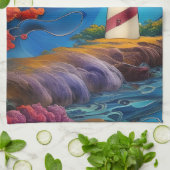 vuursteentje theedoek (Gevouwen)