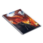 Vuurstofafbrekende draak Fantasy Notitieboek (Rechterzijde)