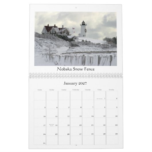 Vuurtoren - 2013 kalender (Jan 2027)