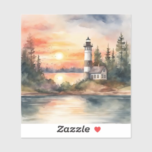 Vuurtoren - 2 sticker (Vel)