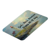 Vuurtoren 4 juli Flexibele Magneet (Linkerzijde)