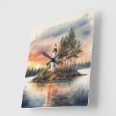 Vuurtoren - 4 vierkante klok (Hoek)