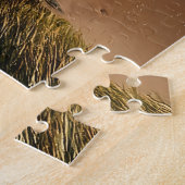 Vuurtoren aan het strand legpuzzel (Zijkant)