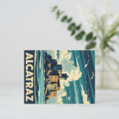 vuurtoren Alcatraz Island Prison Briefkaart (Staand voorkant)