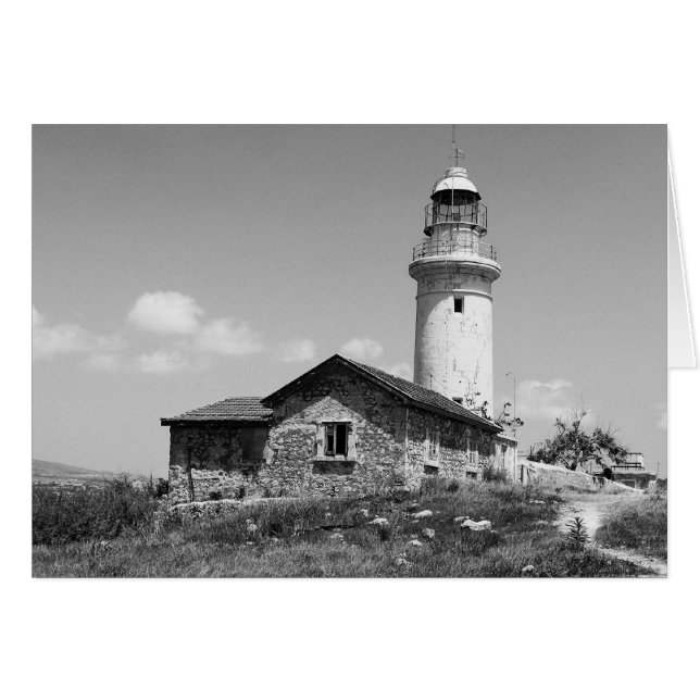 Vuurtoren B&W (Voorkant Horizontaal)