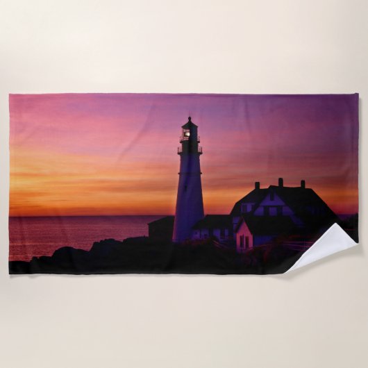 Vuurtoren badhanddoek (Voorkant)