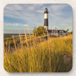 Vuurtoren Big Sable Point aan Lake Michigan Bier Onderzetter