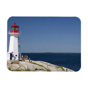 Vuurtoren bij Peggy's Cove, Nova Scotia, Canada. Magneet