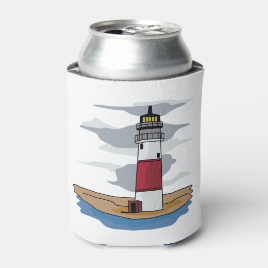 vuurtoren blikjeskoeler (Blikje Voorkant)