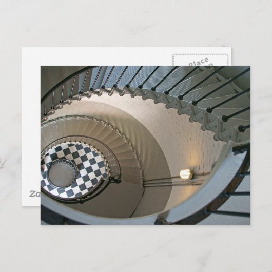 vuurtoren briefkaart (Voorkant / Achterkant)