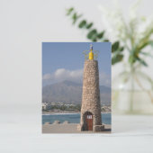 vuurtoren briefkaart (Staand voorkant)