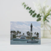 vuurtoren briefkaart (Staand voorkant)