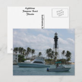vuurtoren briefkaart (Voorkant / Achterkant)