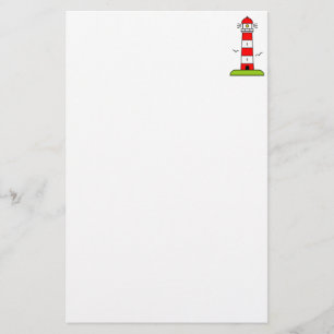 Vuurtoren briefpapier voor het schrijven
