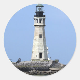 Vuurtoren - Buffalo, New York Ronde Sticker