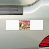 vuurtoren bumpersticker (Op auto)