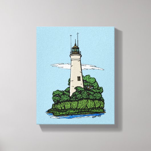 vuurtoren canvas afdruk (Voorkant)