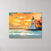 vuurtoren canvas afdruk (Voorkant)