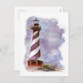 Vuurtoren Cape Hatteras Feestdagenkaart (Voorkant / Achterkant)