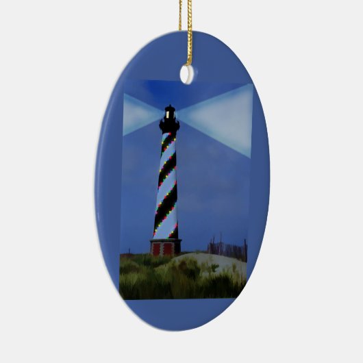 Vuurtoren CApe Hatteras Keramisch Ornament (Rechts)