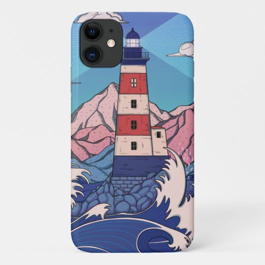 vuurtoren Case-Mate iPhone case (Achterkant)