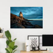 vuurtoren | Castle Hill Lighthouse Poster (Thuiskantoor)