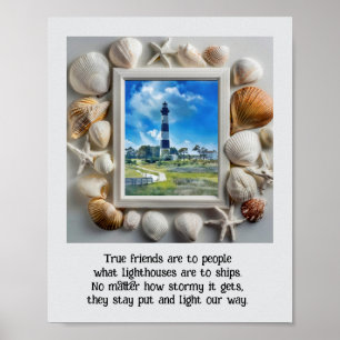 Vuurtoren Citaat Inspirerend Poster