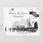 VUURTOREN CONCORD POINT - MARYLAND - BRIEFKAART (Voorkant / Achterkant)