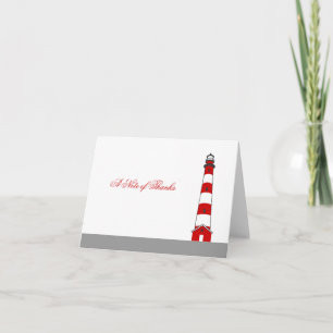 Vuurtoren Dankkaart Bedankkaart