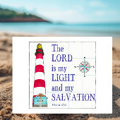 Vuurtoren De Heer is mijn licht en verlossing Briefkaart