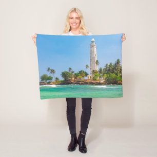 vuurtoren Dewundara Sri Lanka Fleece Deken
