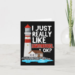 Vuurtoren die ik alleen maar mooi vind kaart